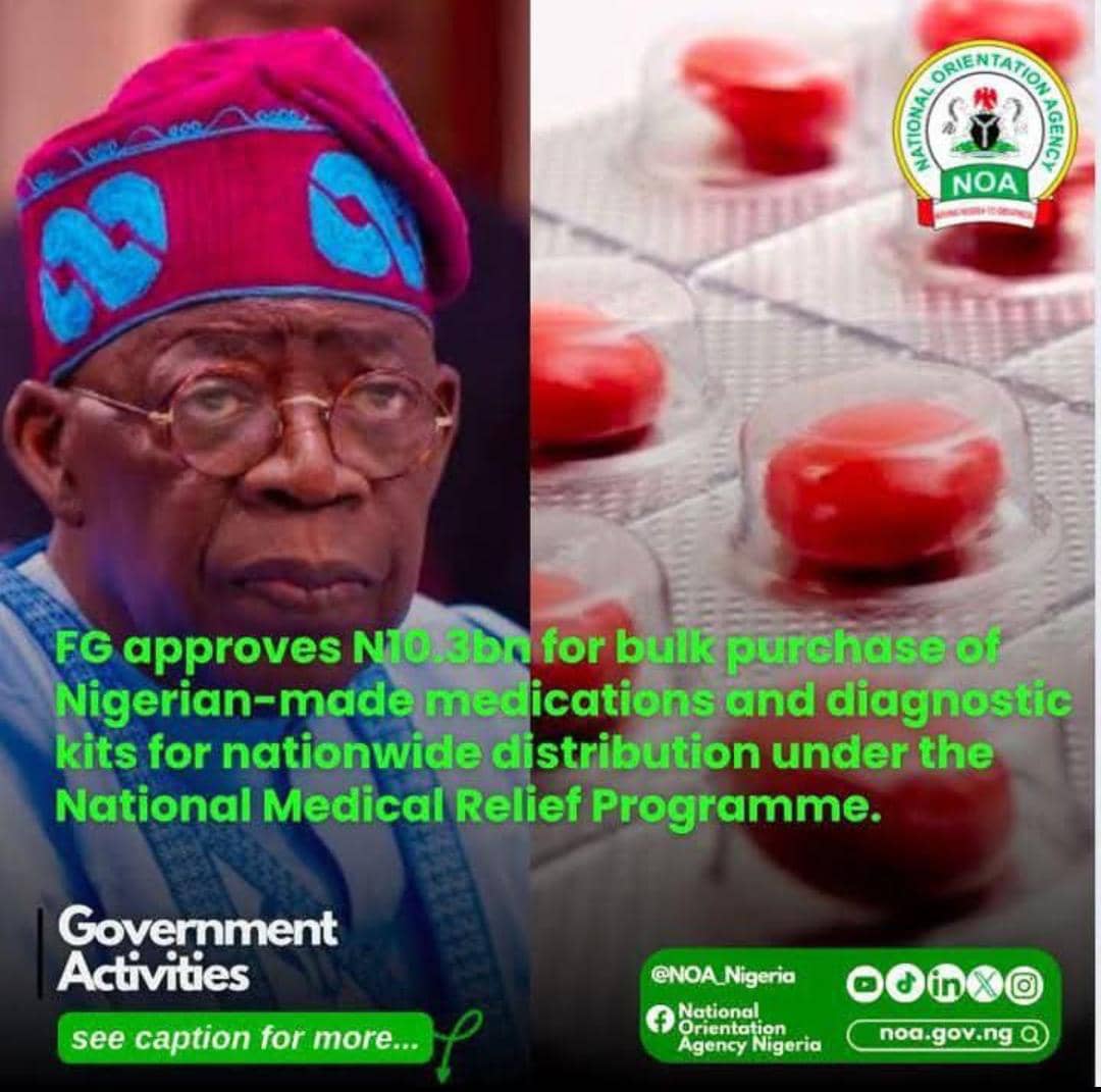 NOA: why Tinubu Approves ₦10.3 Billion for Locally-Made Medications Diagnostic Kits