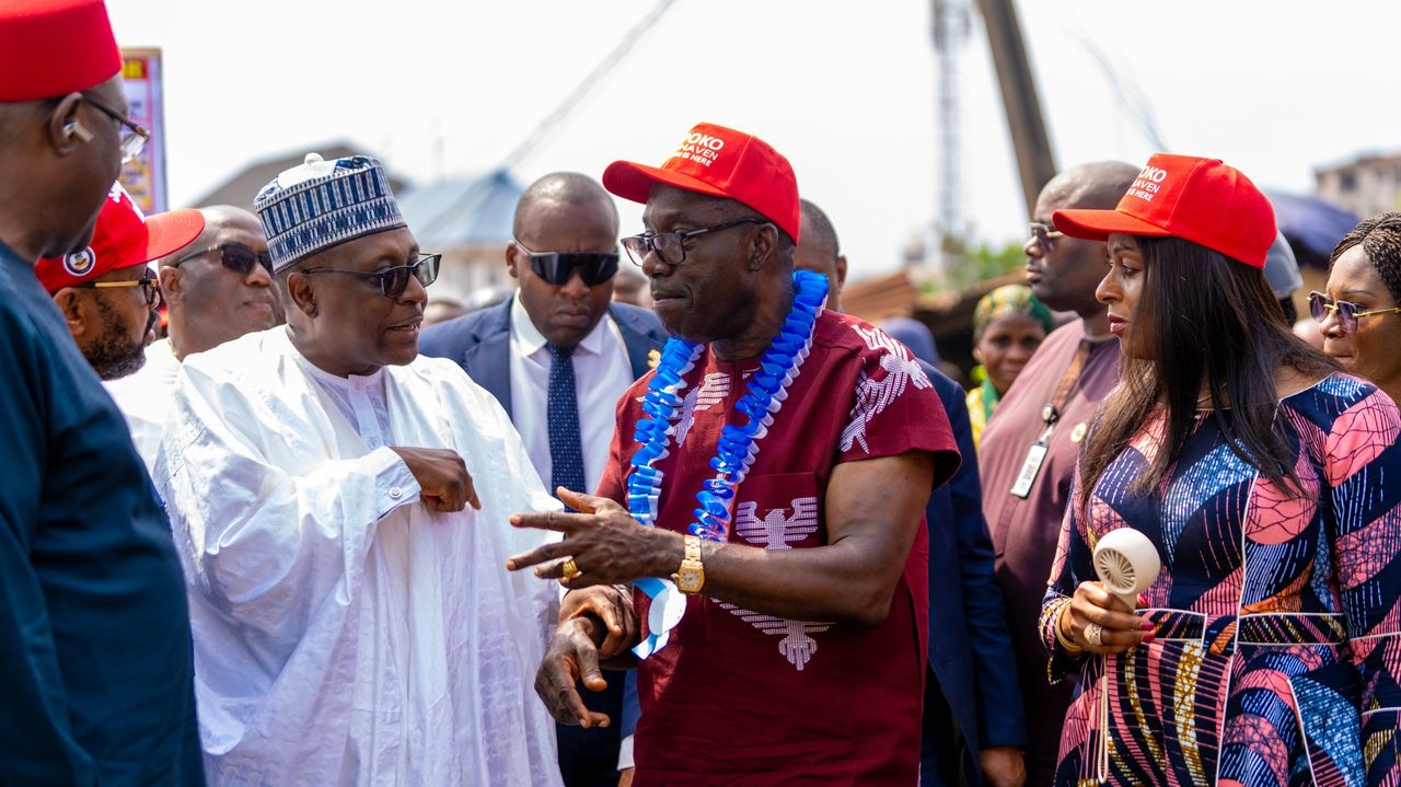 Okpoko Agog As Soludo Commissions Road, Hospital Projects.