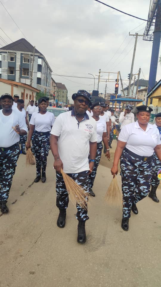 Panti DCP Leads by Example as Nigeria Police Launches Nationwide Sanitation Week