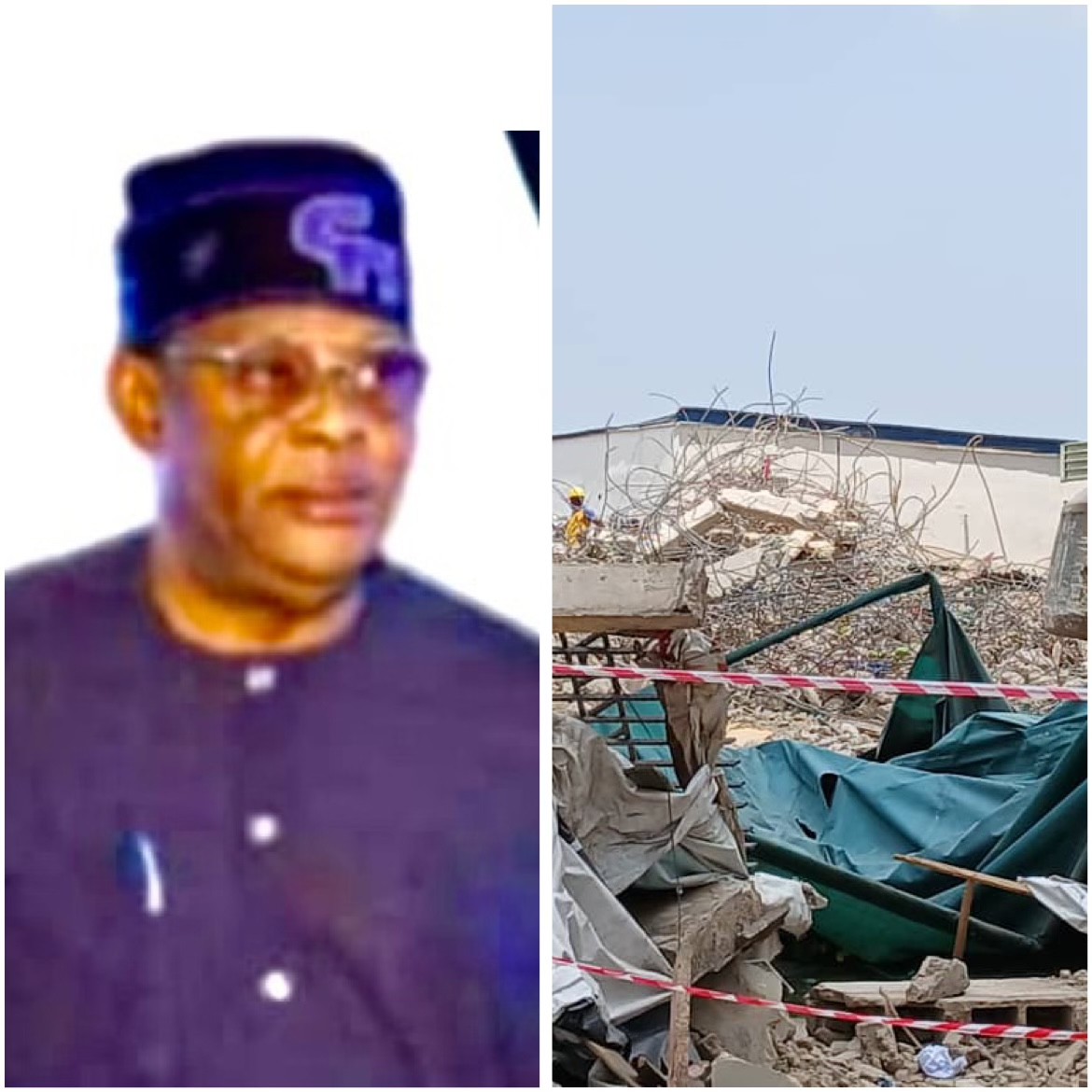 Ojodu Building Collapse: Faleke Commiserates with Families of Victims, Calls for Unity and Continued Rescue Efforts