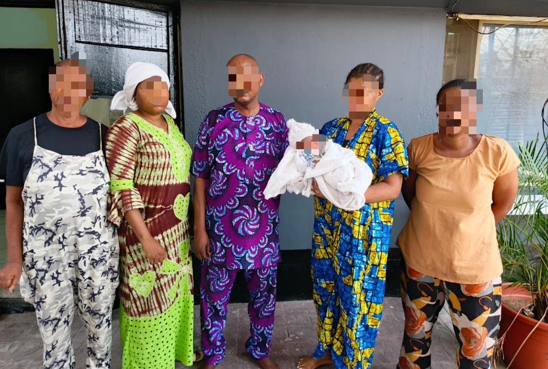 POLICE ARREST GUARDIAN, FOUR OTHERS FOR SELLING TWO-WEEK-OLD BABY