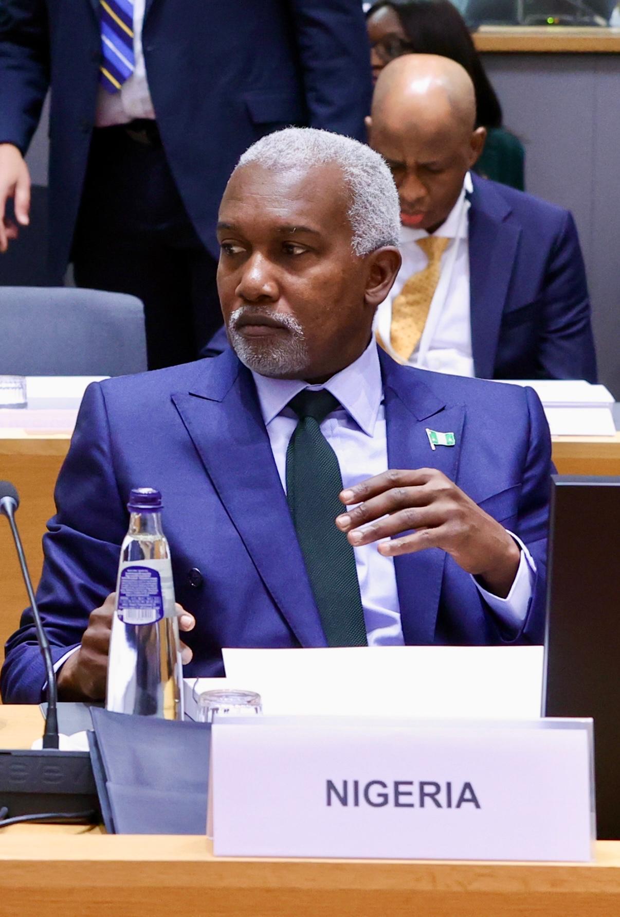 Tuggar Calls for Multilateral Reform Amid Global Fragility at EU–AU Ministerial Meeting Brussels