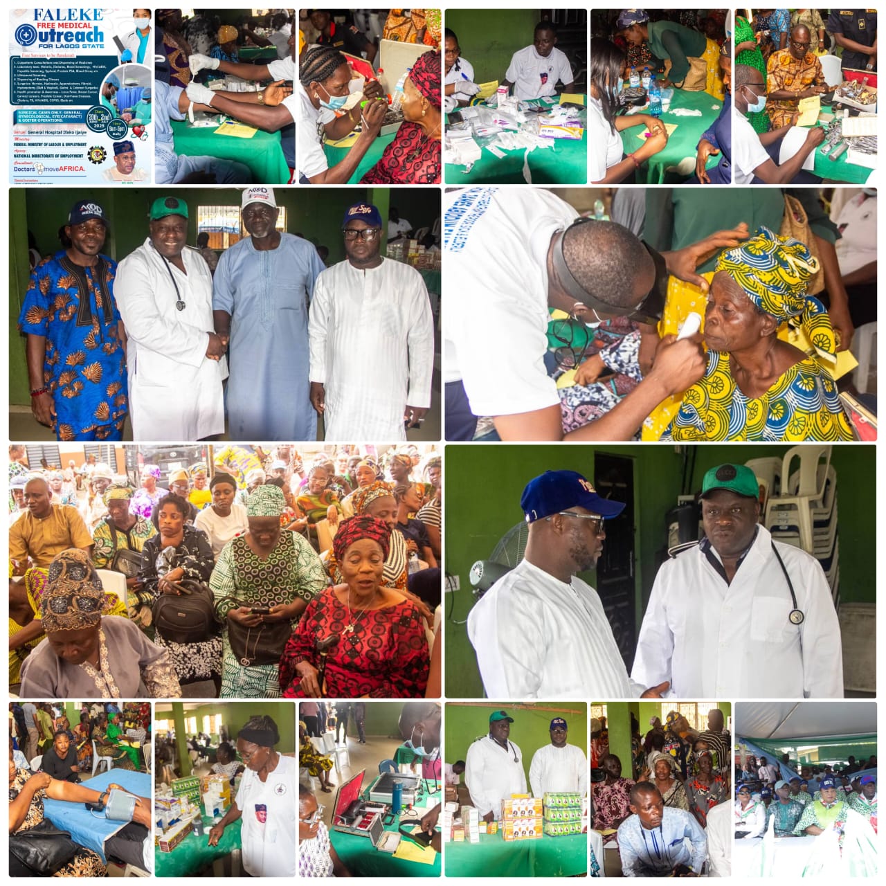Faleke’s Free Medical Outreach Enters Day 2 with Massive Turnout in Ikeja