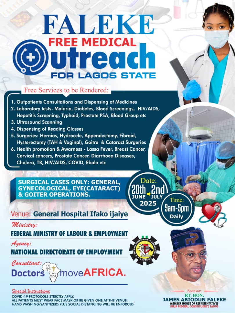 Faleke Medical Outreach Concludes at Palace