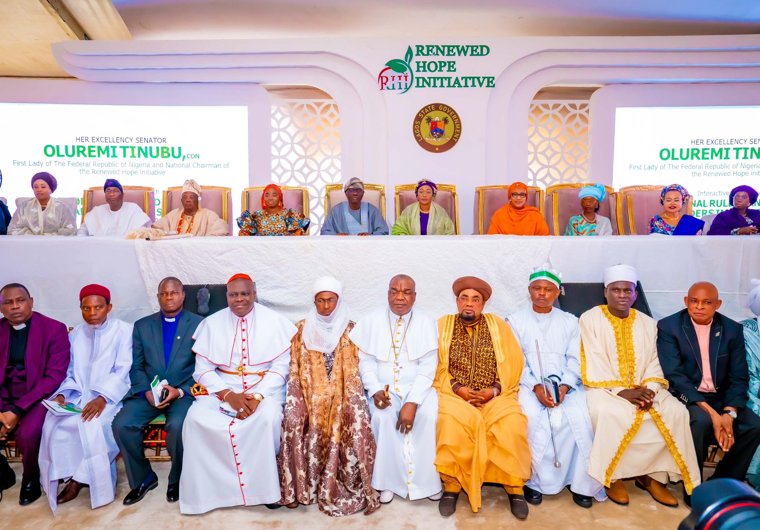 Renewed Hope Initiative Moves to Lagos as First Lady Meets Traditional /Religious Leaders