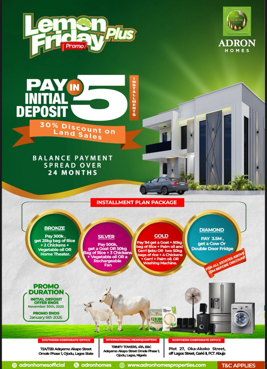 Lemon Friday Plus Promo 2025: Adron Homes Offers Discounts, Flexible Payments, Exciting Rewards