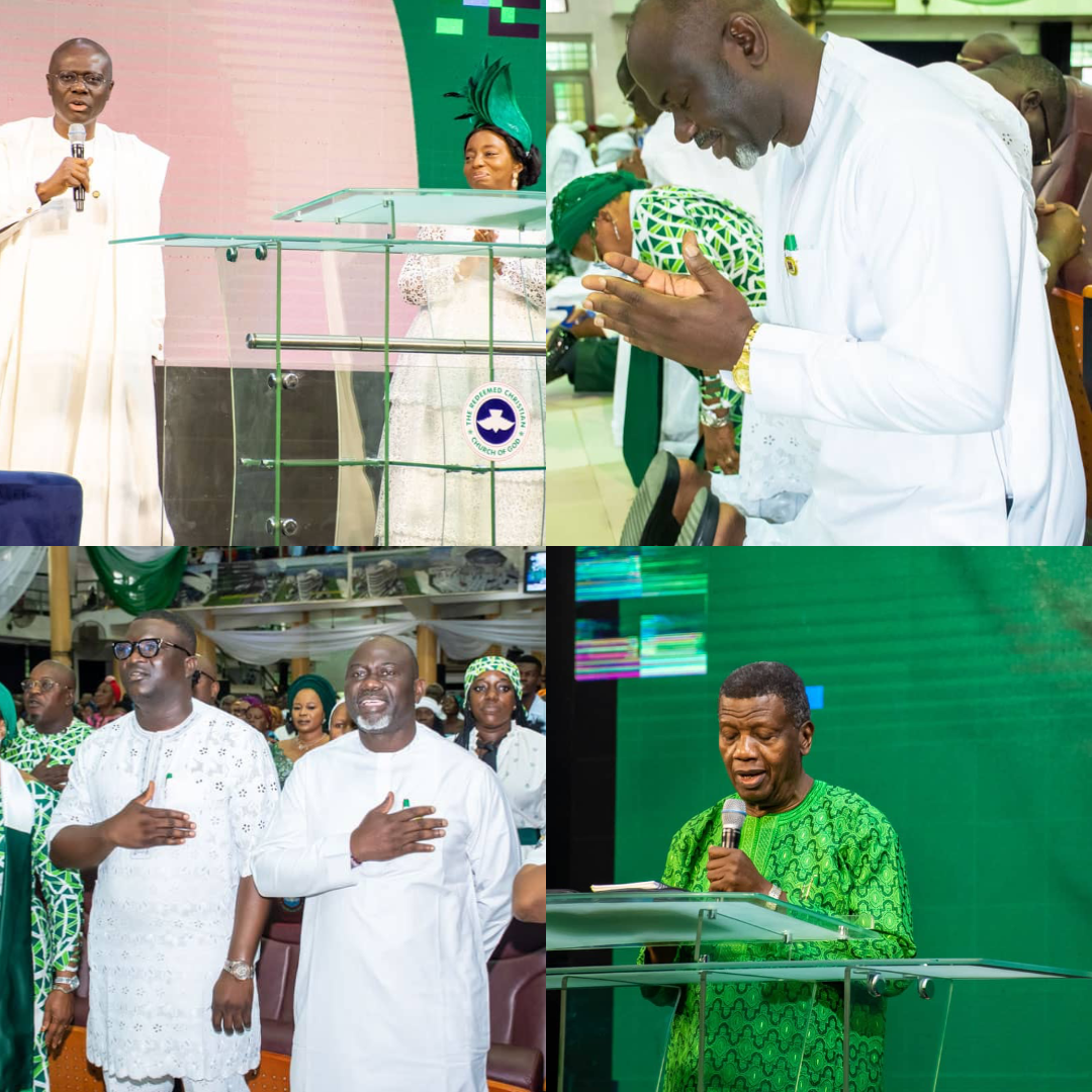 CHAIRMAN AKOD JOINS PASTOR ADEBOYE, GOVERNOR SANWO-OLU AT NATIONAL THANKSGIVING SERVICE