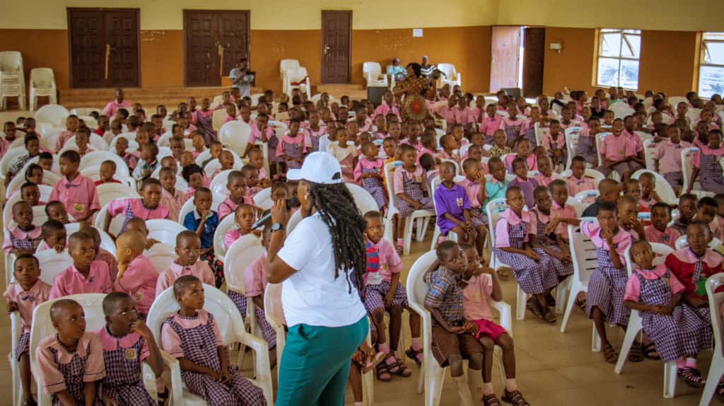 COMMUNITY ENGAGEMENT : Moremi Ojudu Takes BAT-STEM 2.0 Renewed Hope Back-to-School  Empowers Students, Celebrates Teachers Across Southwest