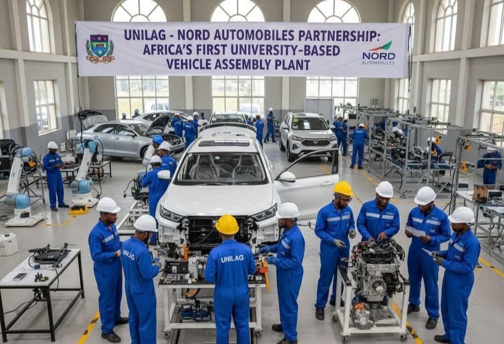 BREAKING: UNILAG Unveils Africa’s First University Auto Assembly Plant Partnership Nord Automobiles