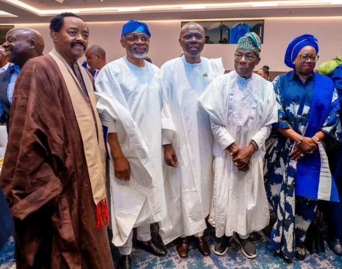 SANWO-OLU, GBAJABIAMILA, OBASANJO, OTHERS HONOUR DR. CHRISTOPHER KOLADE AT SERVICE OF SONGS AND NIGHT OF TRIBUTES